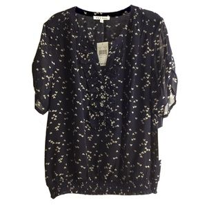 Brand NEW Navy Blue Dress Blouse